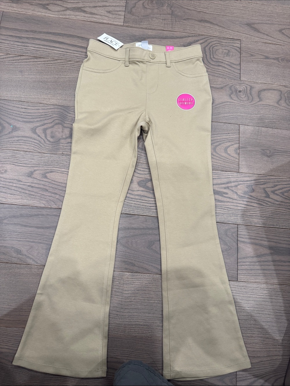 The Children's Place Tan Flared Jogger Pants